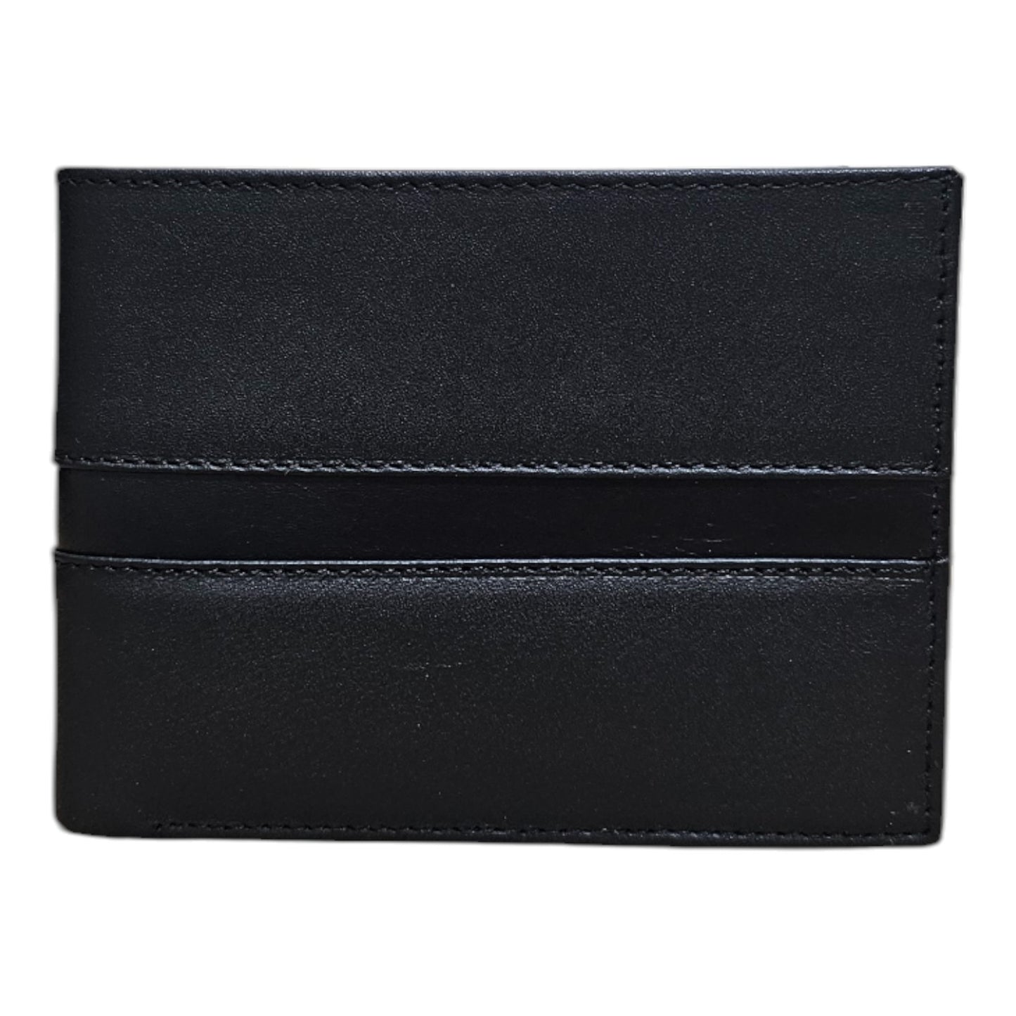 CARTERA FRANJA HORIZONTAL CENTRO NEGRO NEGRO