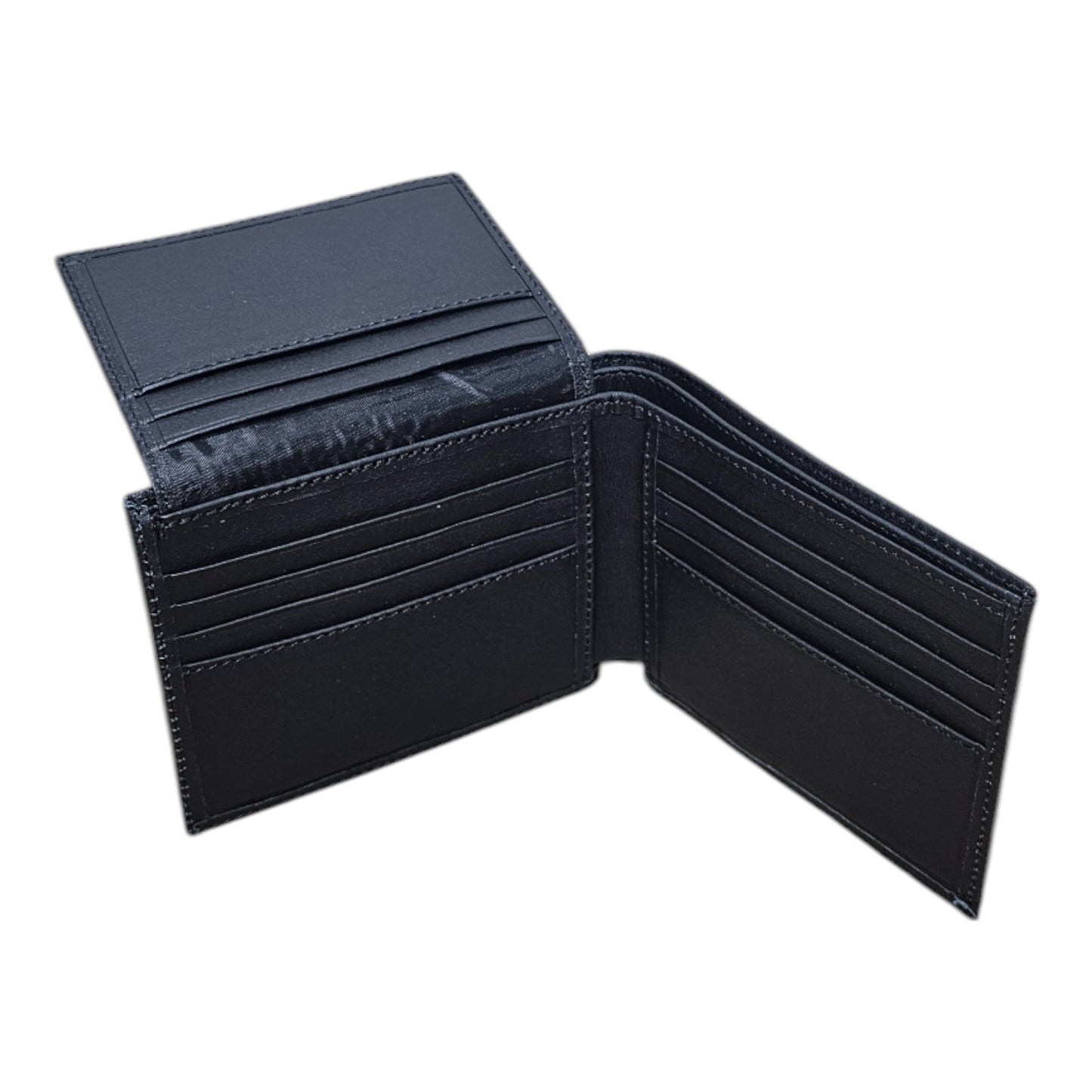 CARTERA CLASICA CON SOLAPA PIEL NEGRO