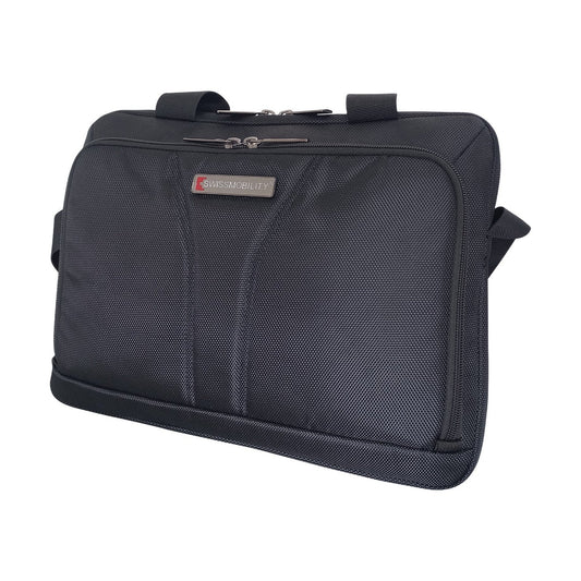 SWISS MOBILITY MALETIN ZUG P/LAP 14 PULGADAS NEGRO (NSM10658) (SWM005BK)