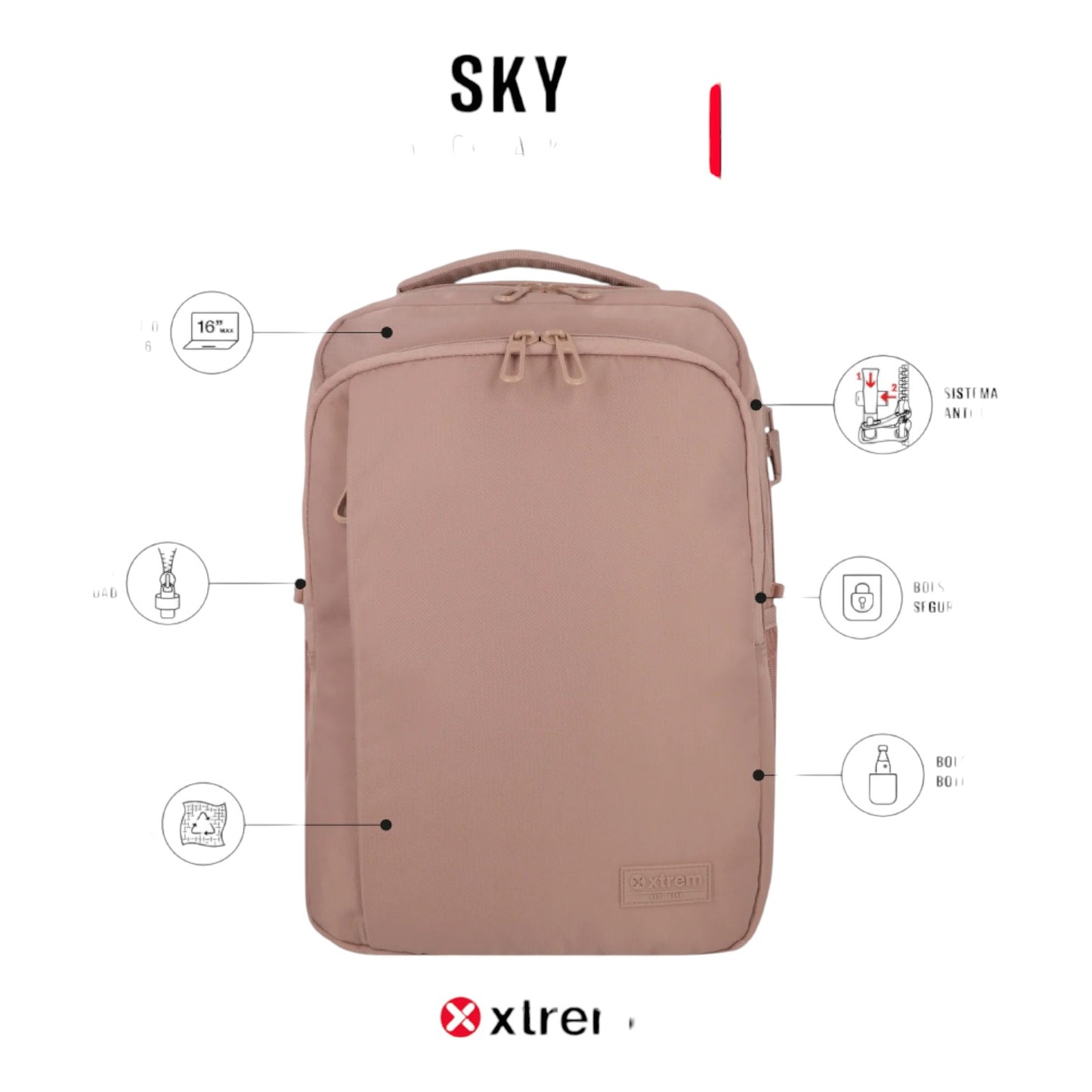 SKY 5XT DUSTY PINK (15509088701CNU)