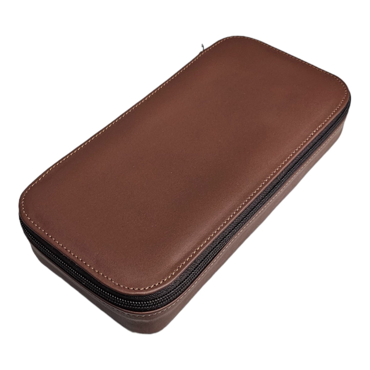 JOYERO GRANDE C/ZIPPER PIEL MIEL (705 Y 706)