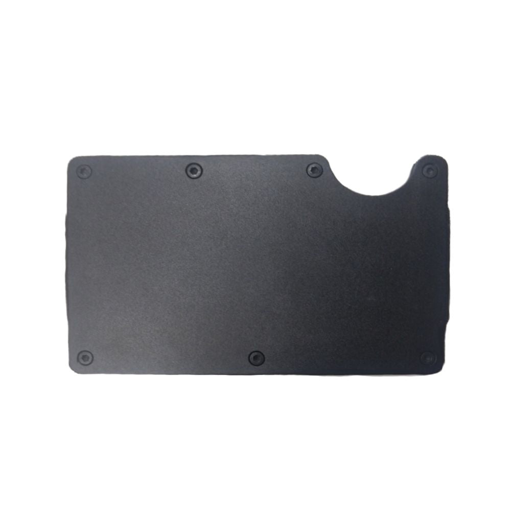 TARJETERO METALICO CON CLIP NEGRO