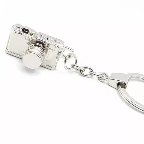 LLAVERO CAMARA 3D INOXIDABLE