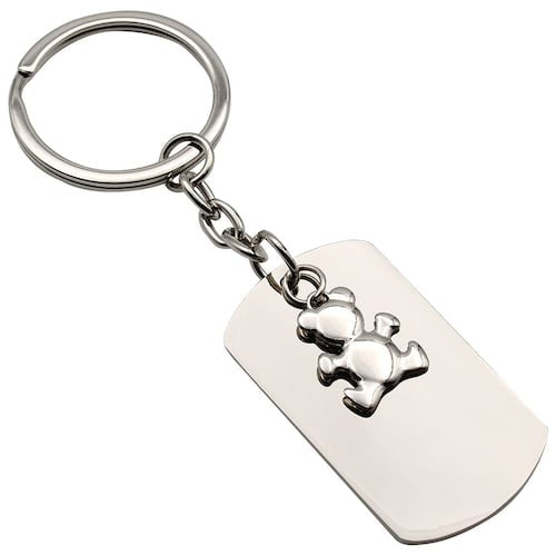 LLAVERO PLACA CON OSITO