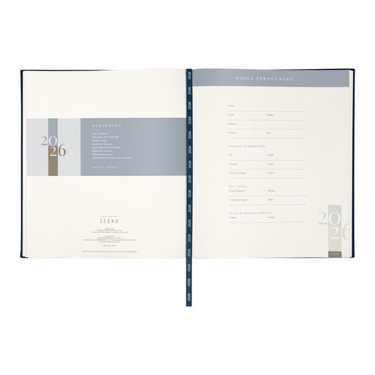 AGENDA EJECUTIVA CLASICA 2026 AZUL (AGE 026 A)