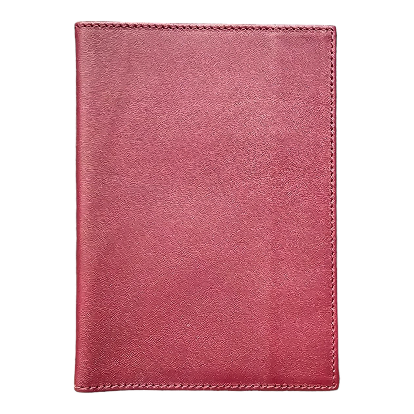PORTA PASAPORTE PIEL VINO