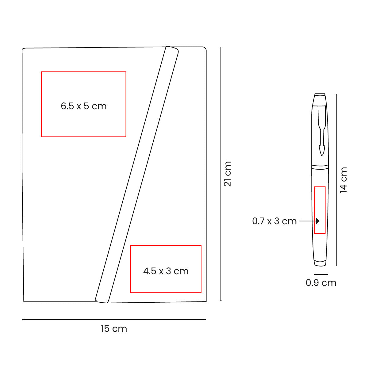 SET DE LIBRETA JINSEI NEGRO (HL 9041 N)