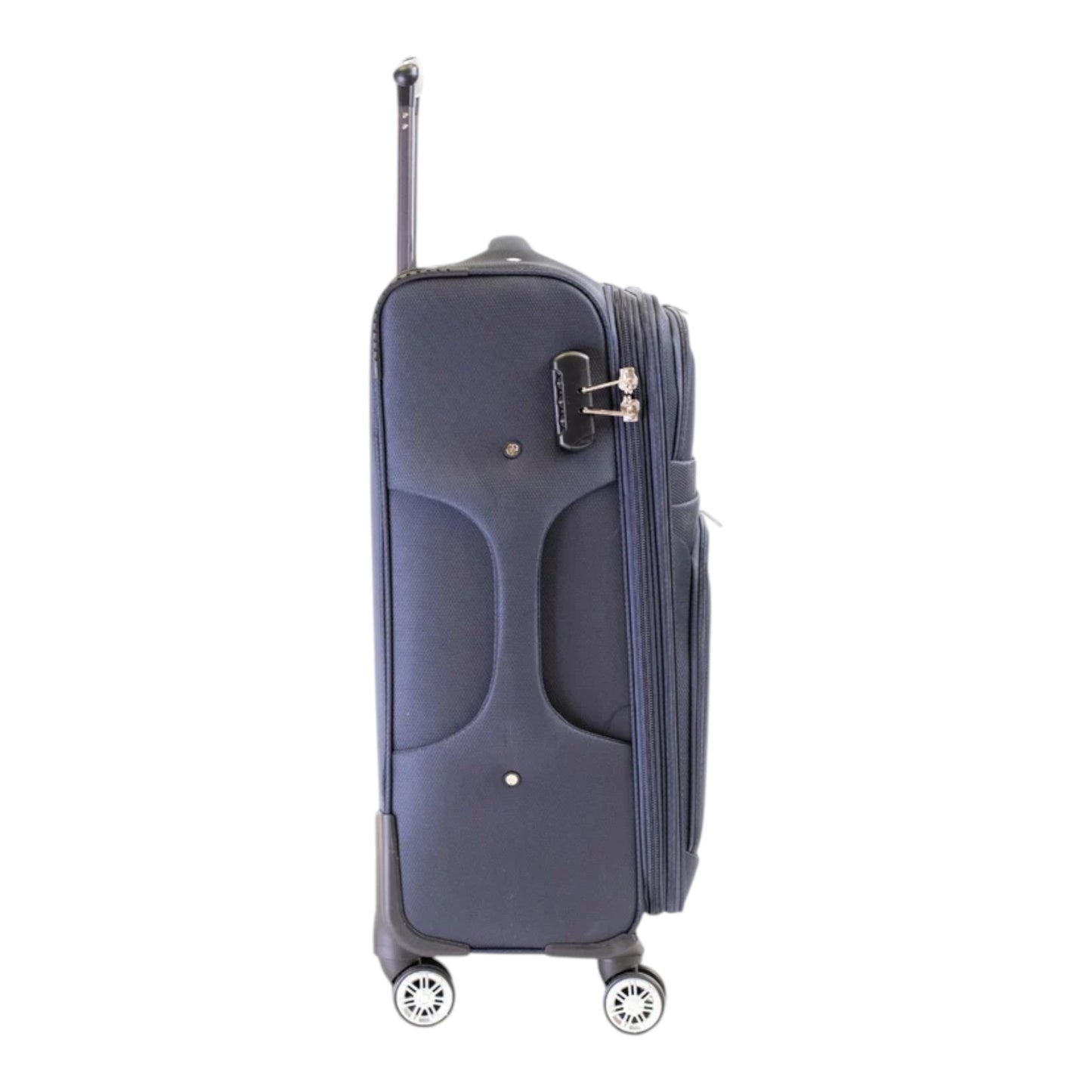 MALETA JONY 5 PIEZAS TELA AZUL 23" (8981-5)