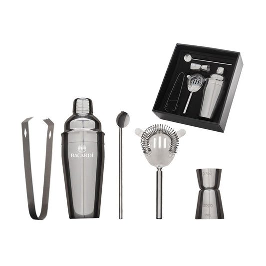 SET PARA BEBIDAS DE ACERO INOXIDABLE COCOBONGO (A2928)