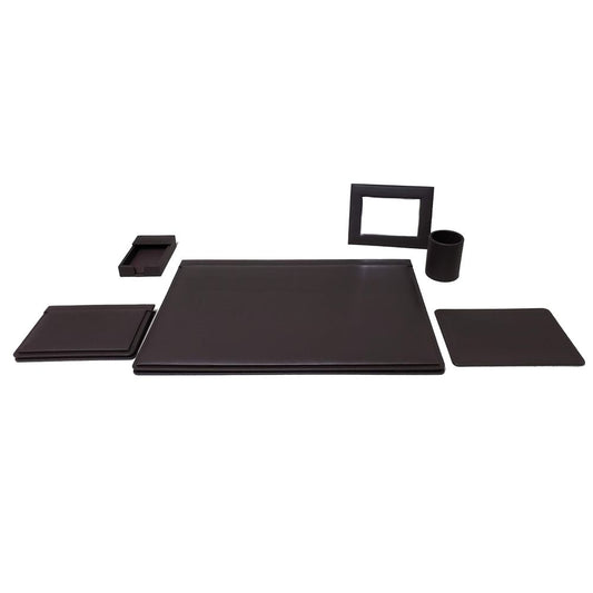 JUEGO DE ESCRITORIO PIEL CAFE. N.2