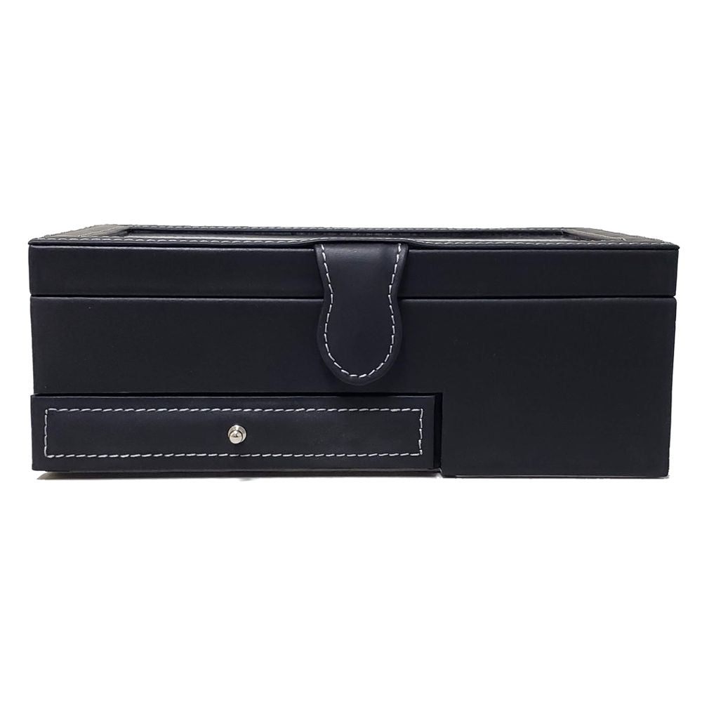 CASINO PIEL DOMINO BARAJA Y CUBILETE NEGRO