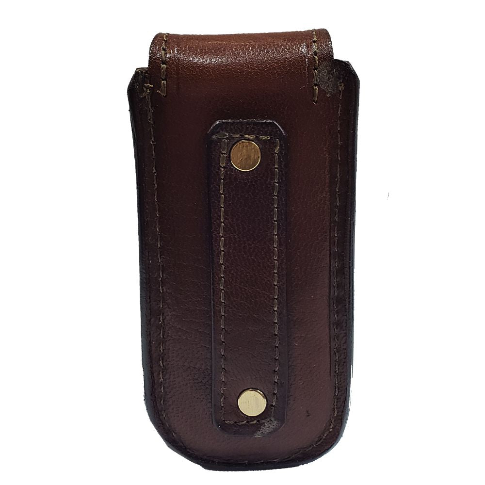 FUNDA PARA NAVAJA GRANDE PIEL CAFE