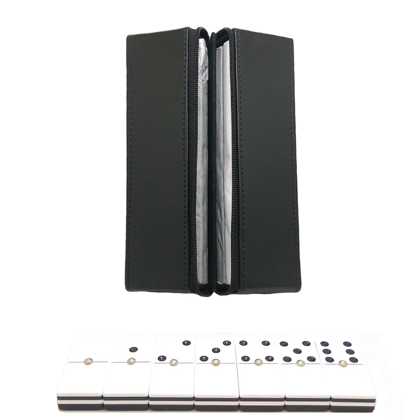 DOMINO ZIPPER JUMBO NEGRO