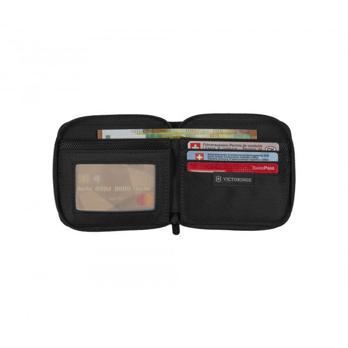 5.0 CARTERA NGA CON CIERRE NEGRA NYLON (610395)