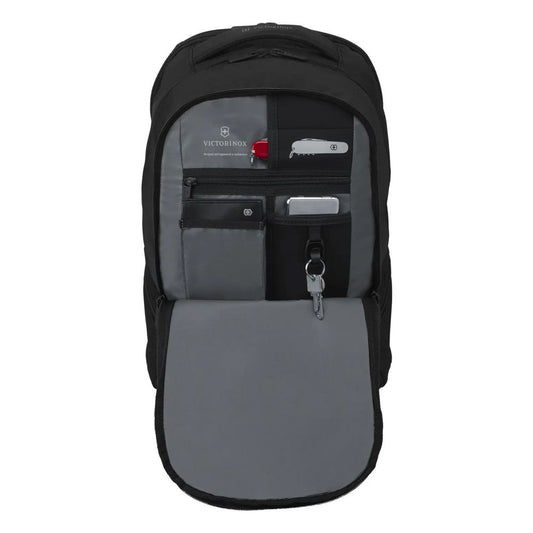 DELUXE MOCHILA P/LAPTOP 16 PULGADAS C/BOLSILLO TABLET NEGRO (611419)