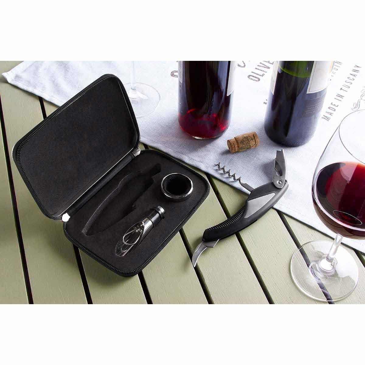 SET DE VINO ARENI PLATA (BAR 003 S)