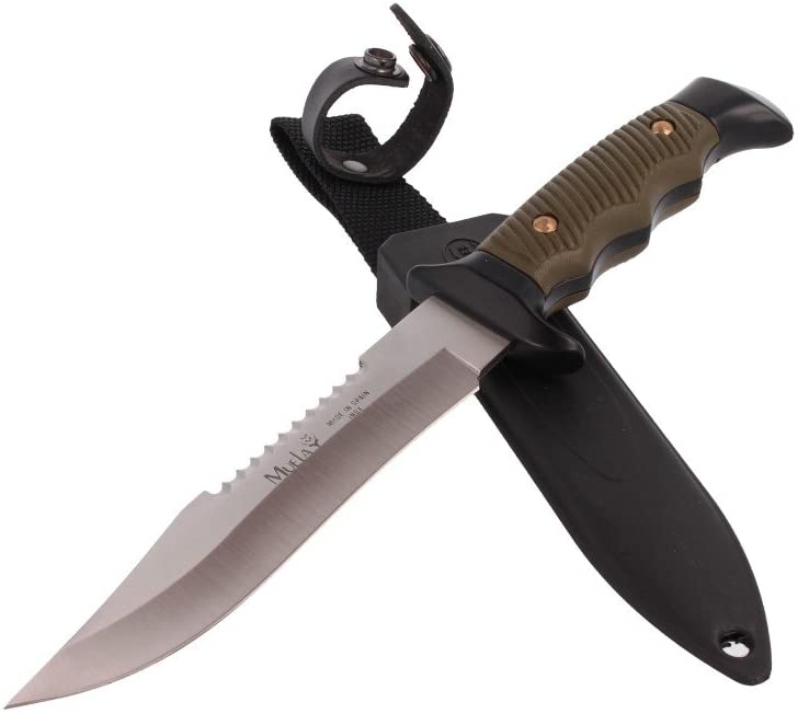 CUCHILLO MOUNTAIN SIERRA MANGO VERDE 16 CM - 5161 (500542)