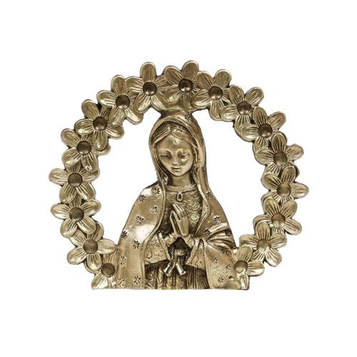 VIRGEN GUADALUPE ARO 1/2 CUERPO DORADO CON PIEDRA (VGMCDP)