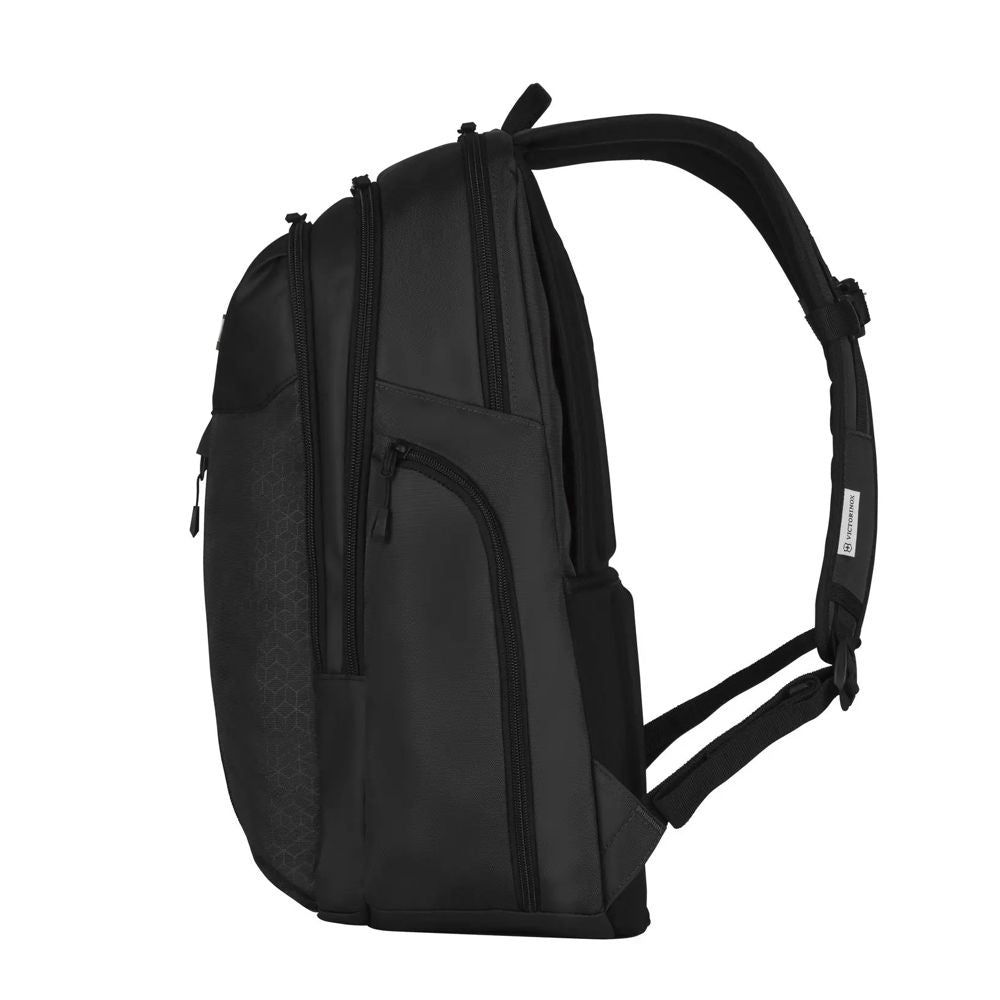 VERTICAL ZIP LAPTOP BACKPACK BLACK (606730)