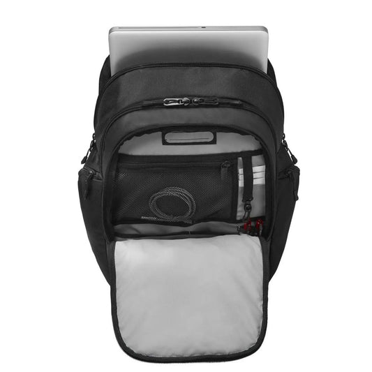 VERTICAL ZIP LAPTOP BACKPACK BLACK (606730)