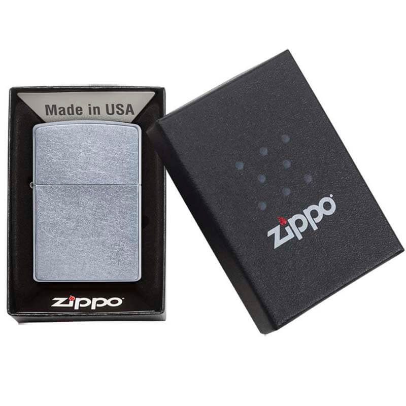 ZIPPO CROMADO STREET (207)