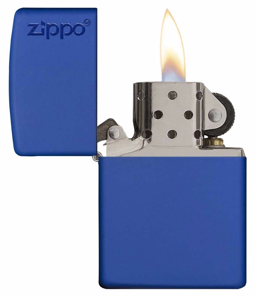 ZIPPO AZUL REY LOGO MATTE (MZ229-ZL)