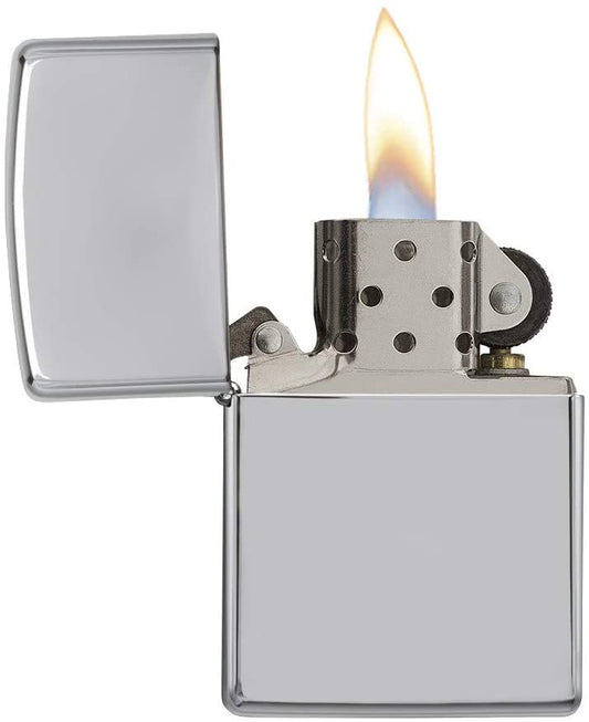 ZIPPO CROMADO BRILLANTE SIN LOGO (250)