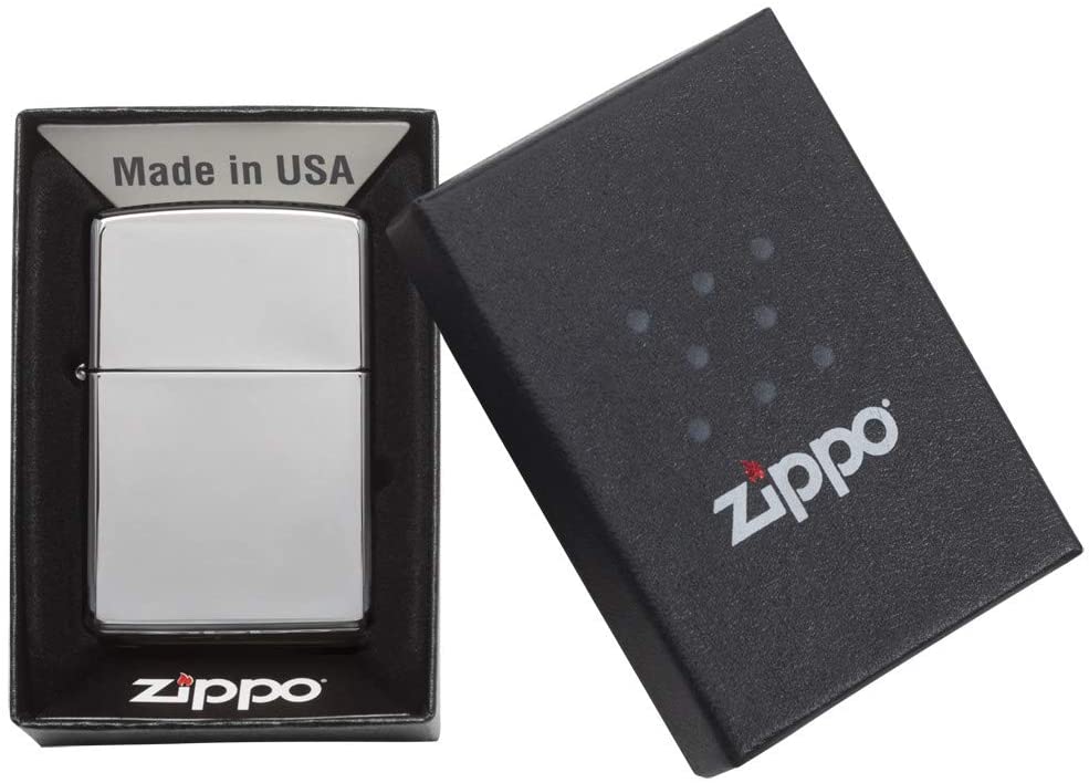 ZIPPO CROMADO BRILLANTE SIN LOGO (250)