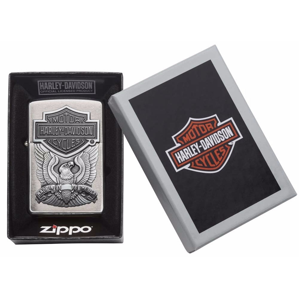 ZIPPO HARLEY DAVIDSON LOGO 3D MADE IN USA (200HD H284)