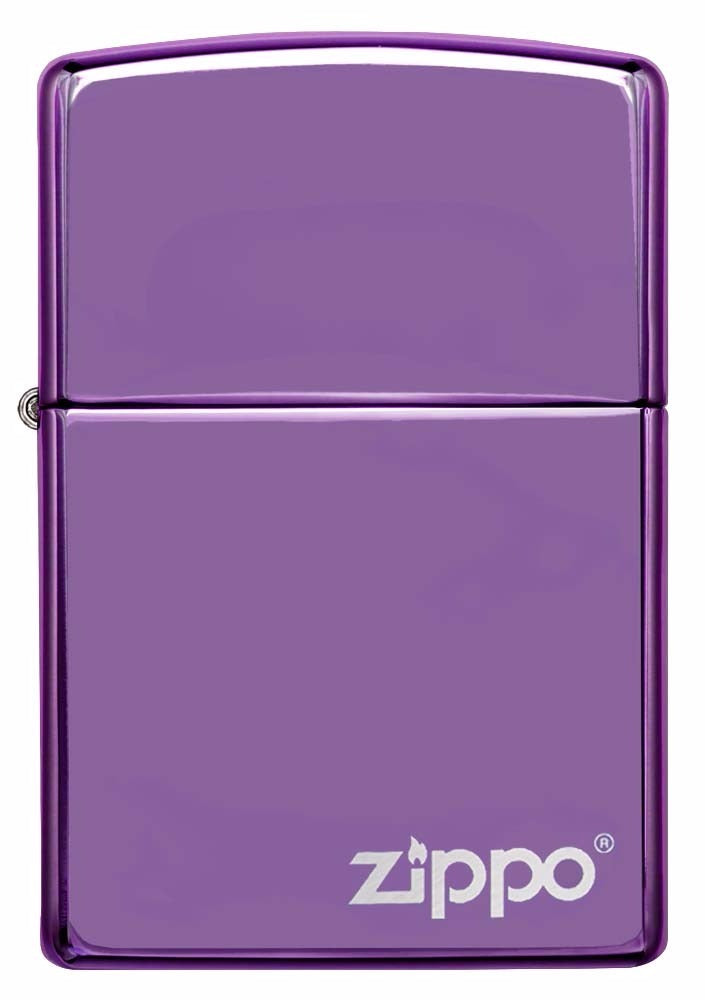 ZIPPO ABYSS MORADO BRILLANTE CON LOGO (24747ZL)