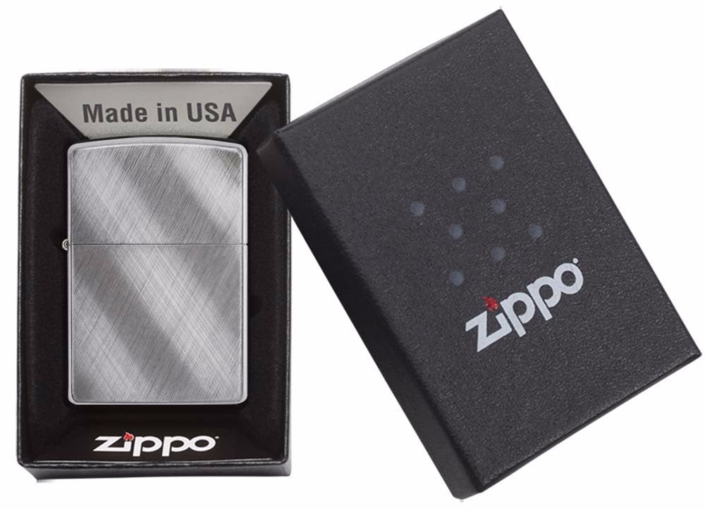 ZIPPO DISENO DIAGONAL (MZ28182)