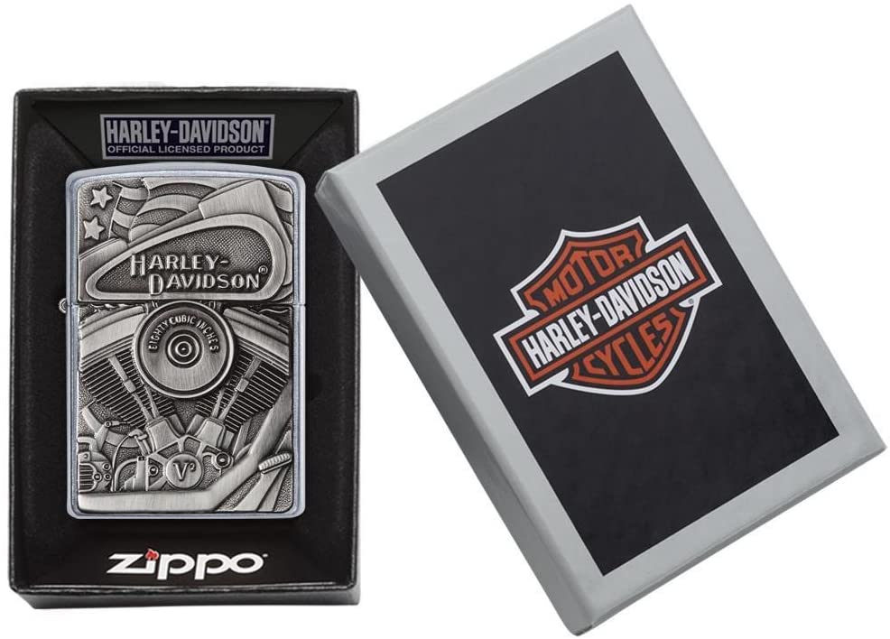 ZIPPO HARLEY DAVISON MOTOR FLAG