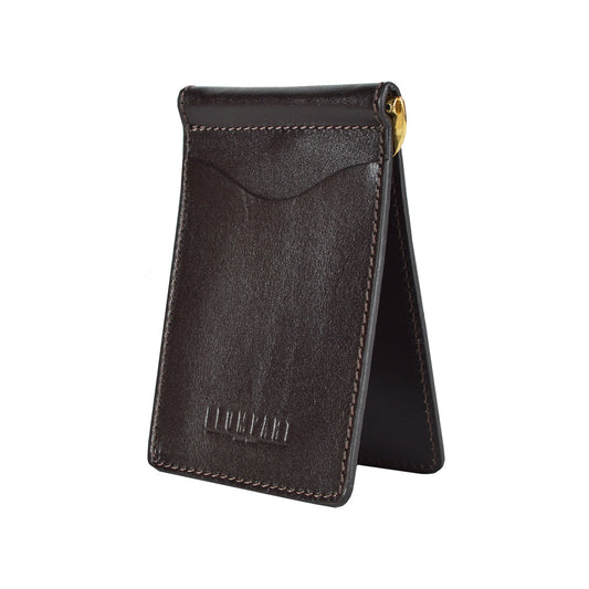 CARTERA CON CLIP CAFE (LL225)