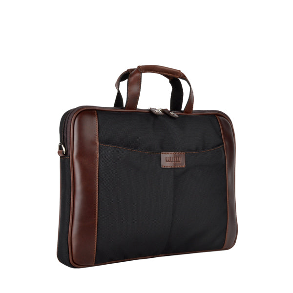 PORTAFOLIO PARA LAPTOP SENCILLO BALLISTIC CON PIEL CAFE 13 PULGADAS (LL2098)