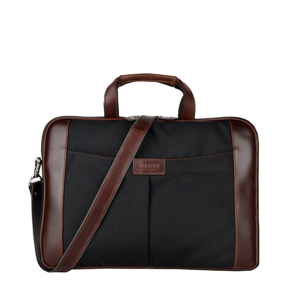 PORTAFOLIO PARA LAPTOP SENCILLO BALLISTIC CON PIEL CAFE 13 PULGADAS (LL2098)