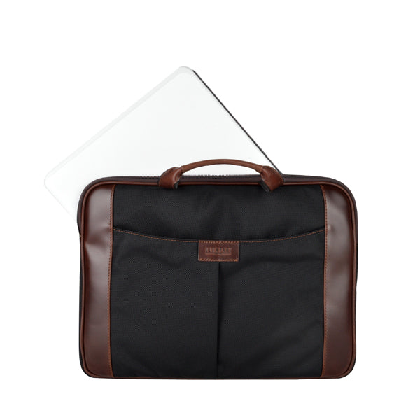 PORTAFOLIO PARA LAPTOP SENCILLO BALLISTIC CON PIEL CAFE 13 PULGADAS (LL2098)