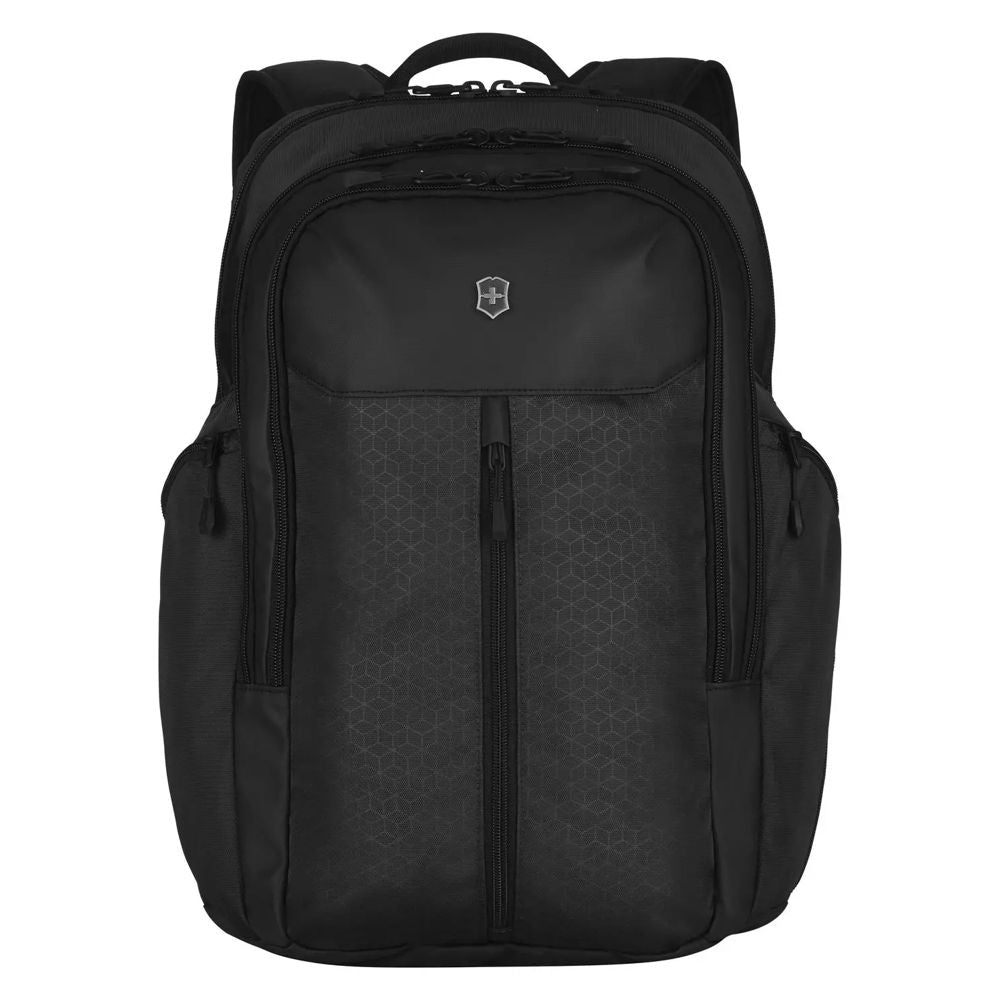 VERTICAL ZIP LAPTOP BACKPACK BLACK (606730)
