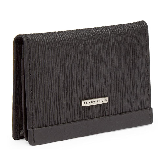 TARJETERO PERRY ELLIS CON BROCHE NEGRO (L77-0207-1)