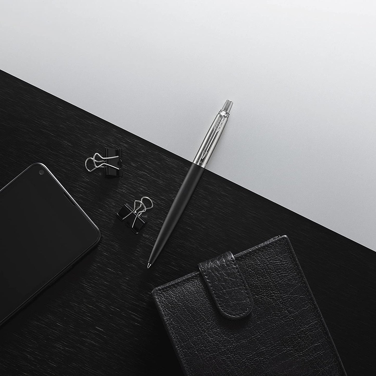 JOTTER ACERO CON NEGRO (1953184)