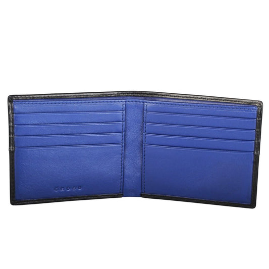 CARTERA CROSS NEGRA VISTA AZUL (AC048121-1)