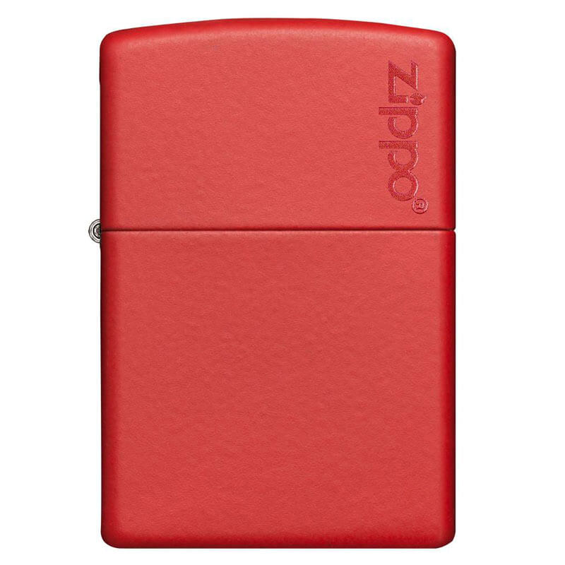 ZIPPO ROJO MATTE CON LOGO (233ZL)
