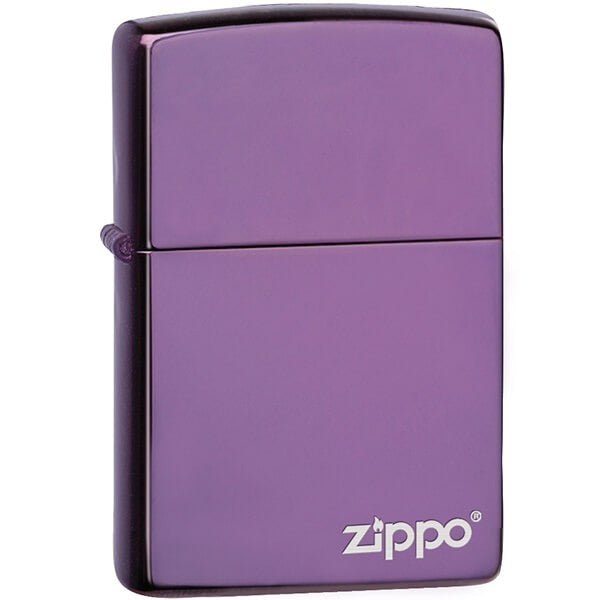 ZIPPO ABYSS MORADO BRILLANTE CON LOGO (24747ZL)