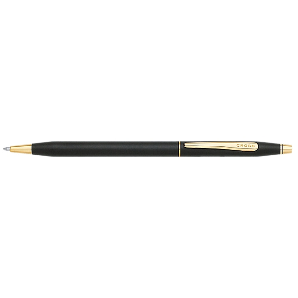 CENTURY BALL POINT NEGRO SATINADO DORADO (2502)