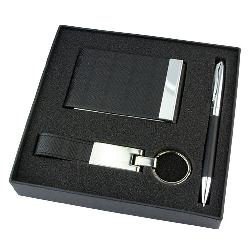 SET DE ECRITORIO PRINCE LLAVERO TARJETERO Y PLUMA (61200)