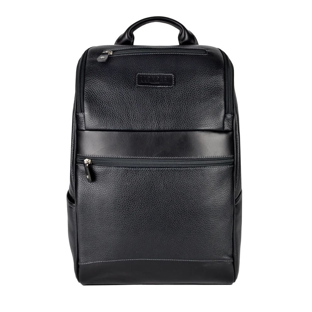 BACKPACK DE PIEL NEGRO PARA LAPTOP 15 PULGADAS (LL2177)