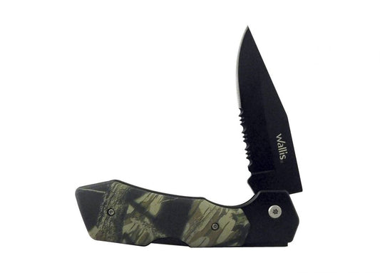 NAVAJA CAMUFLAJE HOJA NEGRA 7.8CM (K901335)