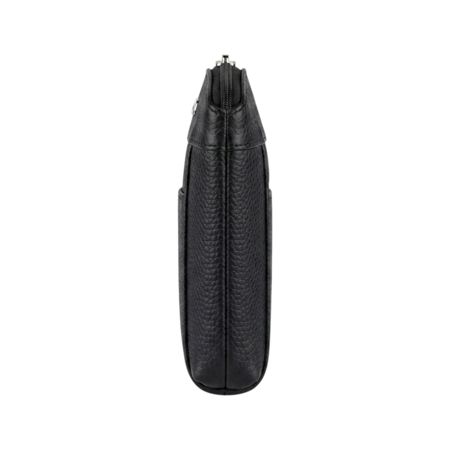 CIGARRERA PORTA ENCENDEDOR DE PIEL NEGRO (Q-355)
