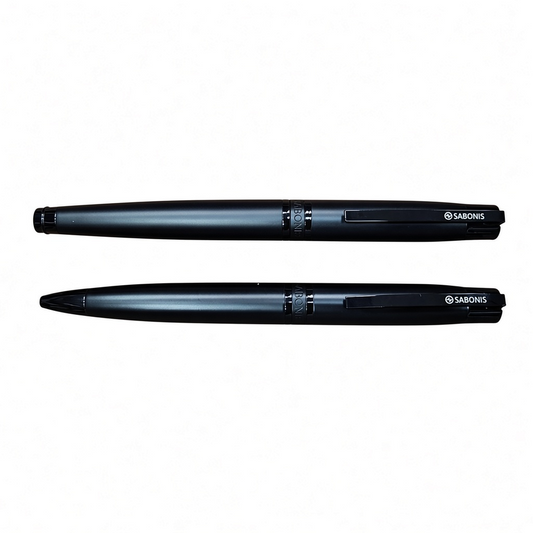 JUEGO BOLIGRAFO Y ROLLER NEGRO MATTE (2025NBNR-048N)