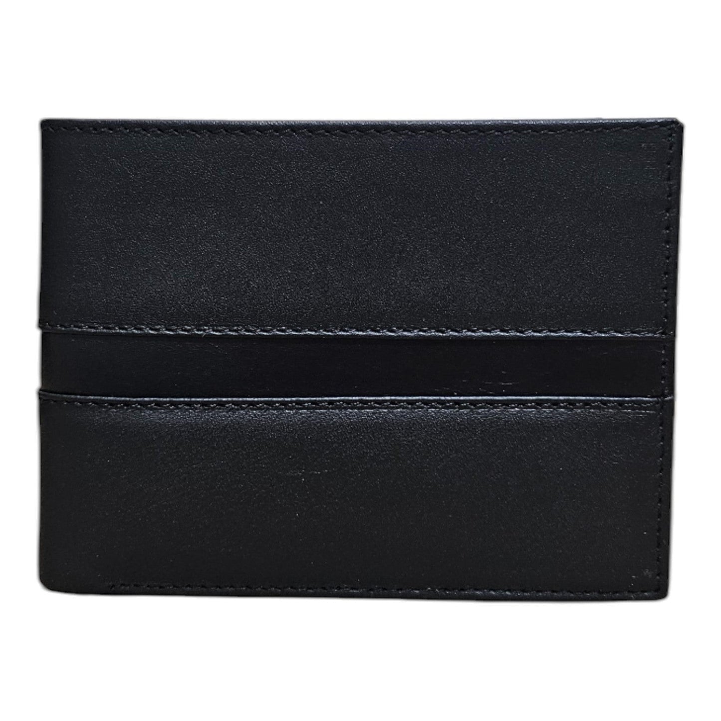 CARTERA FRANJA HORIZONTAL CENTRO NEGRO NEGRO