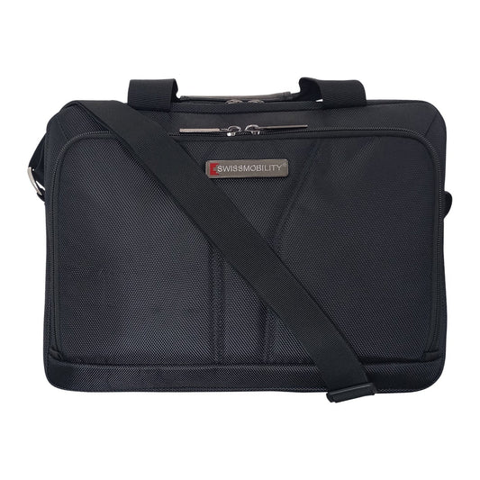 SWISS MOBILITY MALETIN ZUG P/LAP 14 PULGADAS NEGRO (NSM10658) (SWM005BK)
